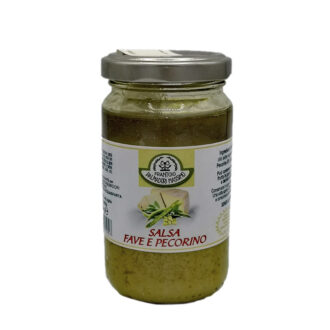 Salsa fave e pecorino