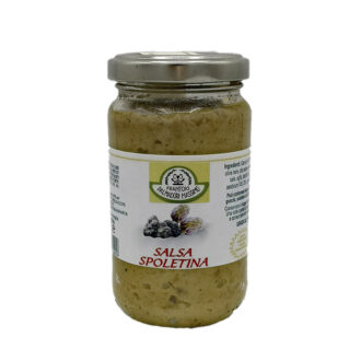 Salsa spoletina con asparagi e tartufo in olio extravergine di oliva