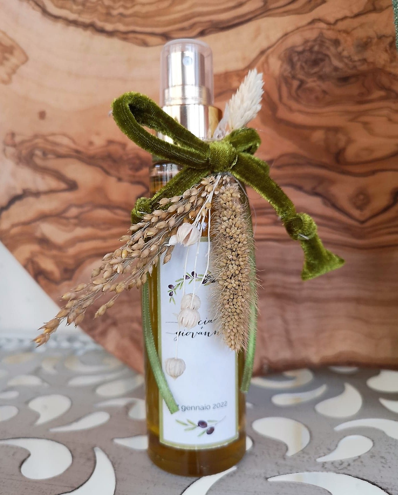 Bottiglia spray olio extravergine di oliva italiano 0,10 litri