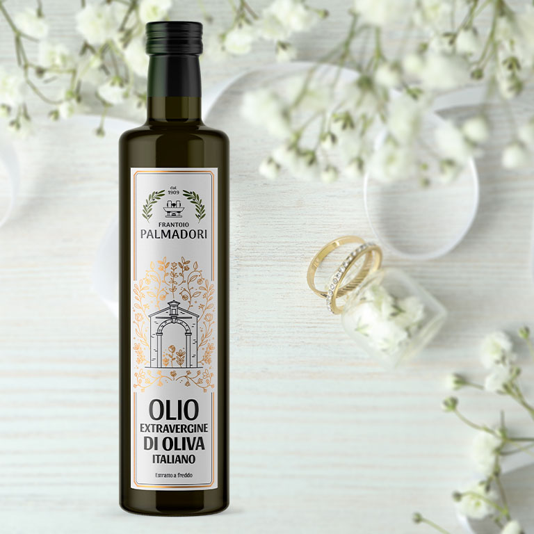 Bottiglie d'olio bomboniera