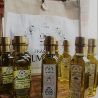 Bottiglia mignon olio extravergine di oliva italiano 0,10 litri
