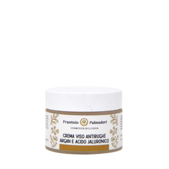Crema viso antiage con olio extravergine di oliva bio e acido jaluronico