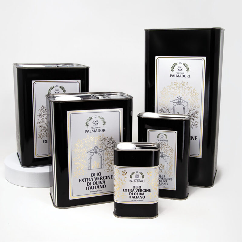 Olio extravergine d'oliva italiano offerta box regalo 12 lattine da 1 litro - immagine 3