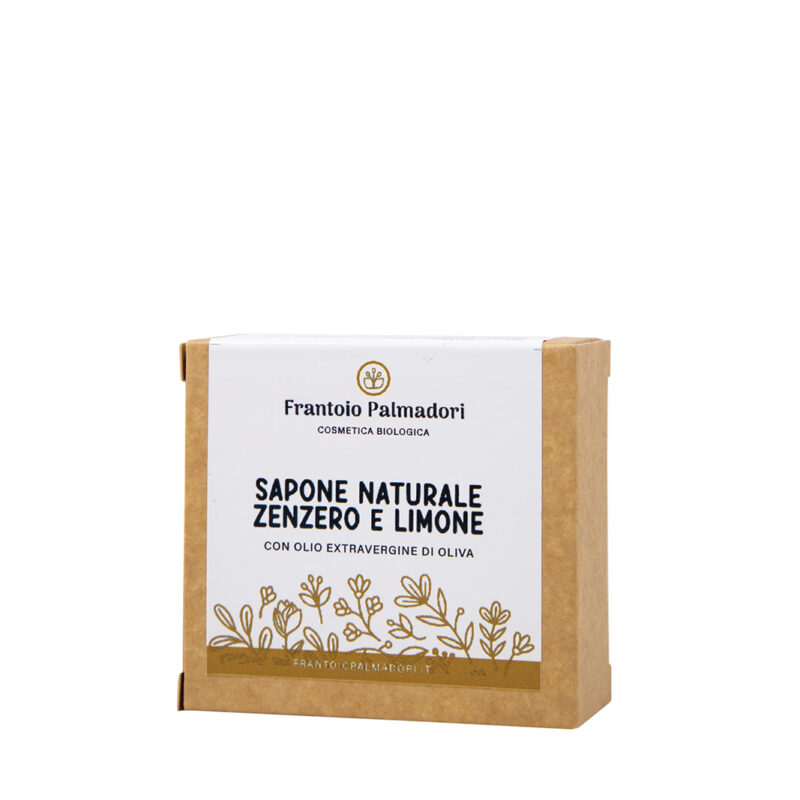 Saponetta naturale olio d'oliva biologico zenzero e limone